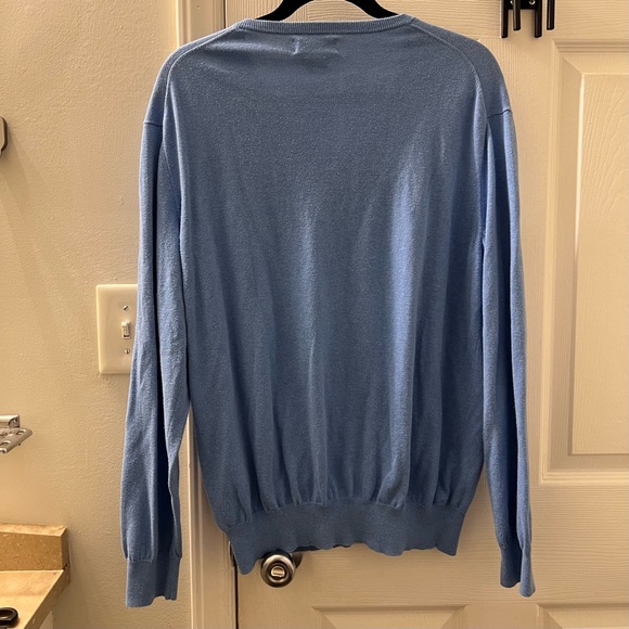 POLO RALPH LAUREN VNECK SWEATER size L Unisex - Picture 6 of 6